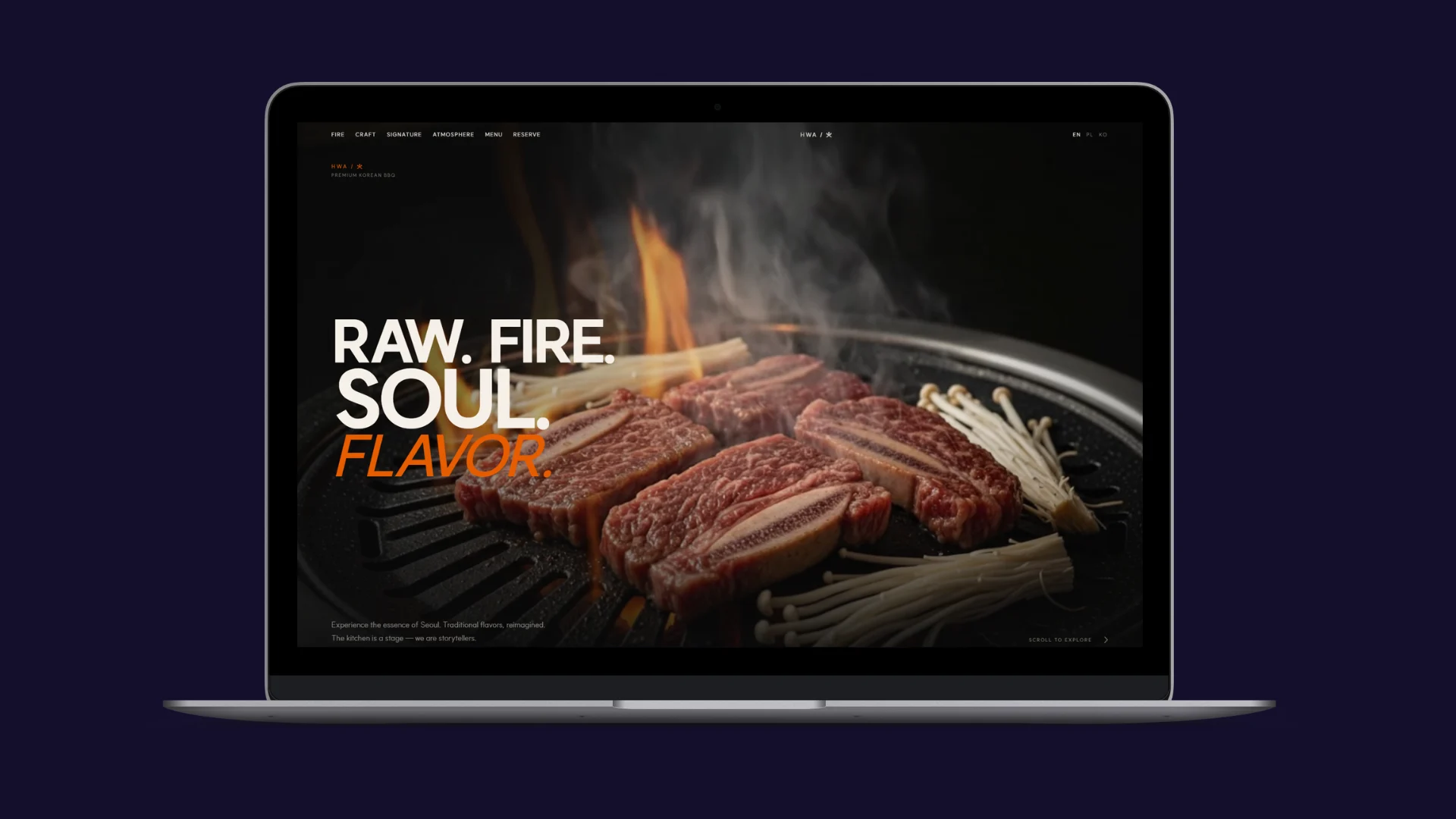 Preview of HWA / 火 — Premium Korean BBQ project