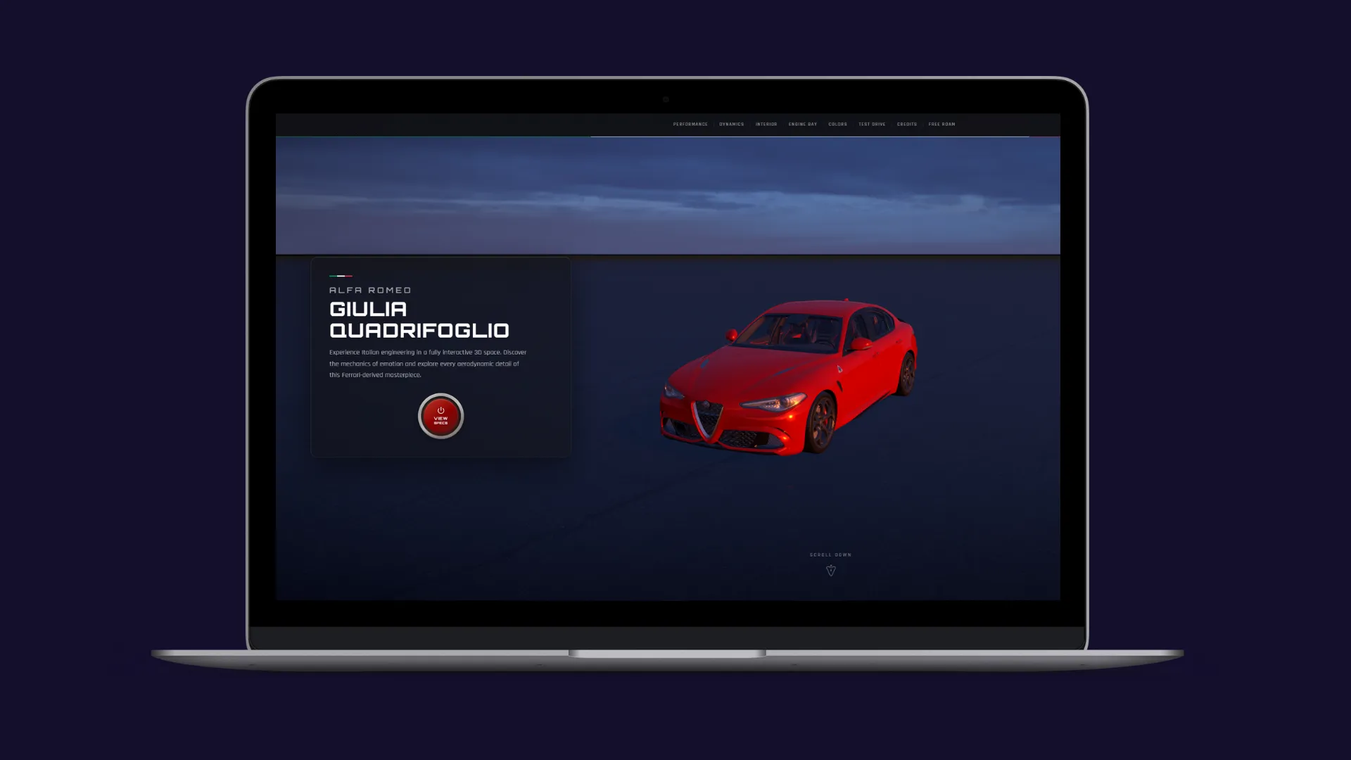 Preview of Alfa Romeo Demo project