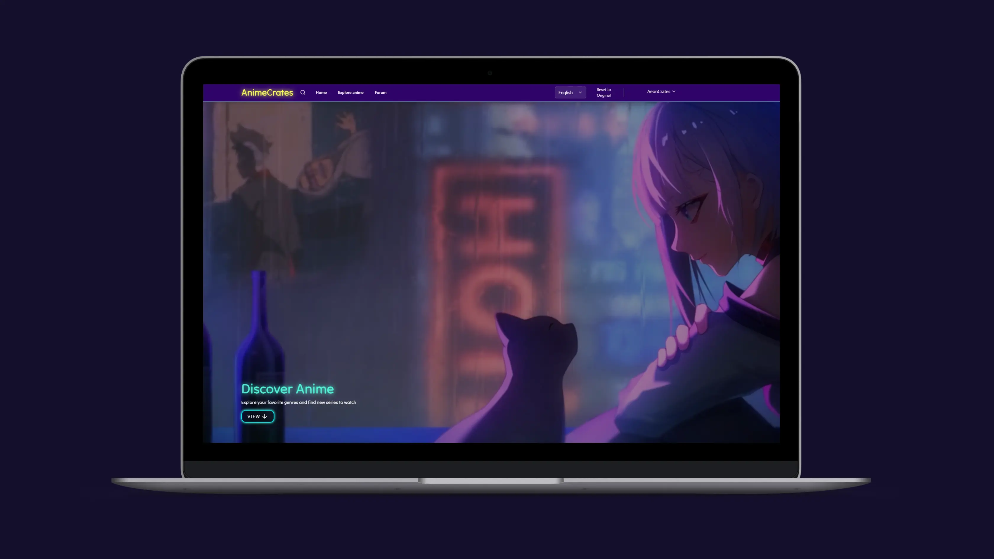 Preview of Platforma Wyszukiwania Anime project